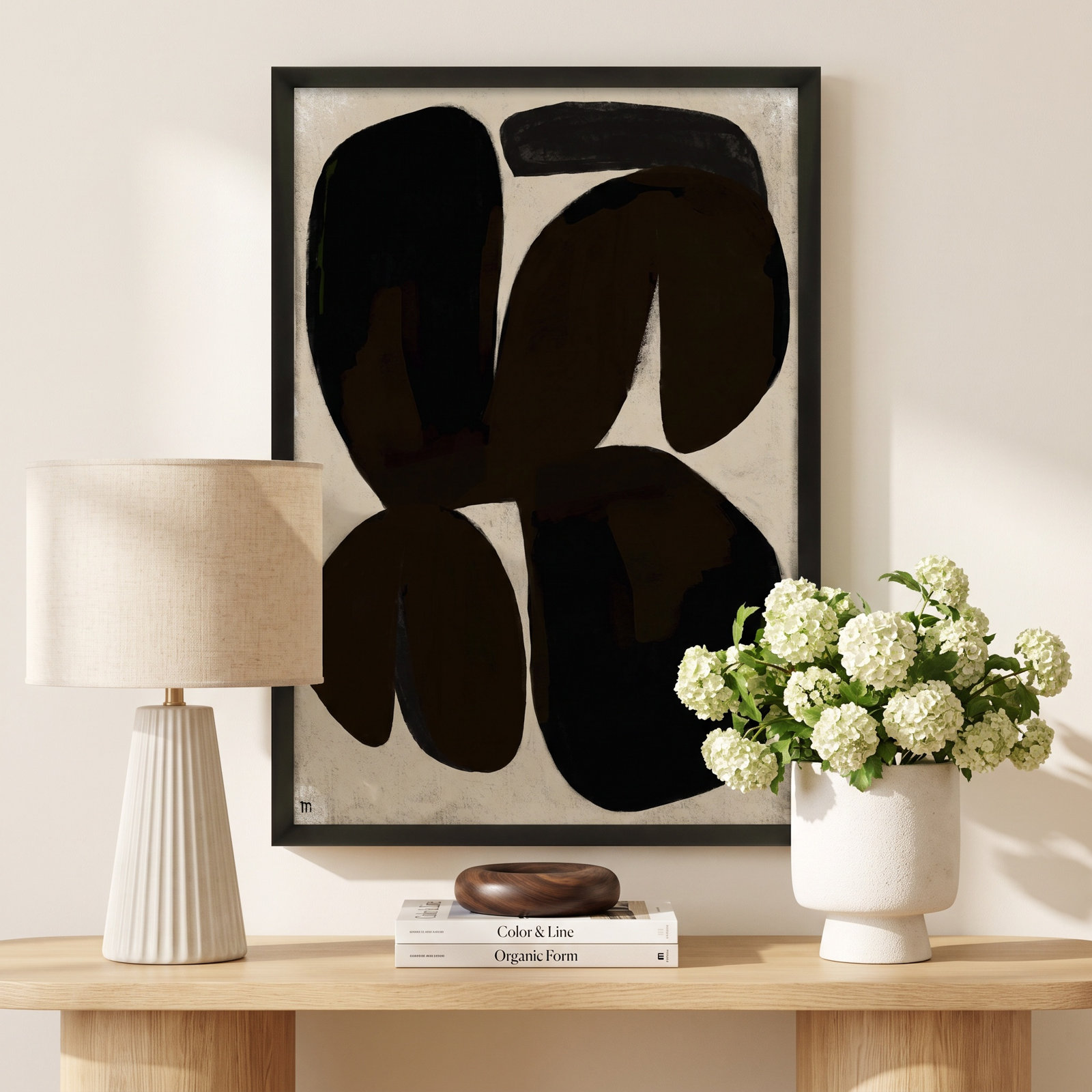 Untitled by Studiom, 20" H x 14" W x 1.25" D, Black