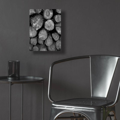" Logs BW " by Tom Quartermaine