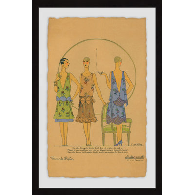 Gossip Gals - Single Picture Frame Painting