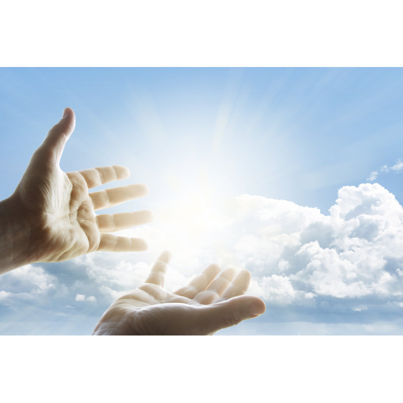 Hands In Sky by STILLFX - Wrapped Canvas Print, 61cm H x 91cm W
