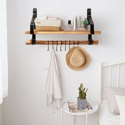 Dule Pine Solid Wood Bracket Shelf