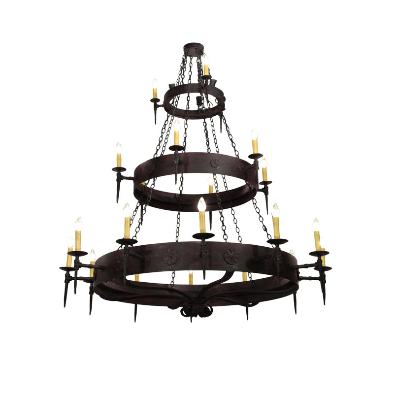 Rustic Lodge 21 - Light Chandelier