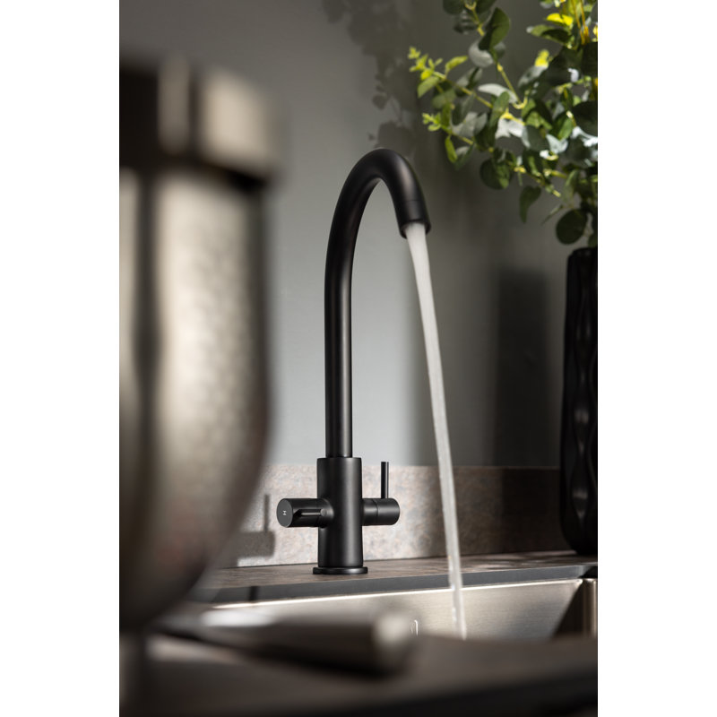 Abode Marido Dual Lever Mixertap, Matt Black