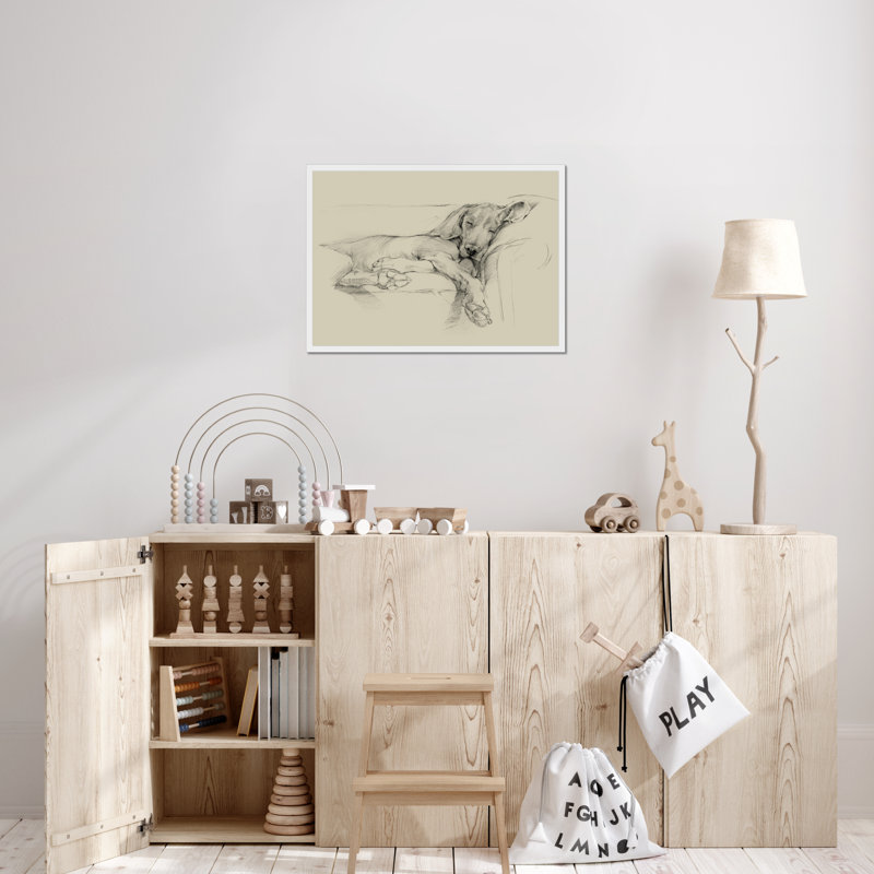 Dog Days I by Ethan Harper - Wrapped Canvas Print, White Framed Paper Print, 34cm H x 50cm W