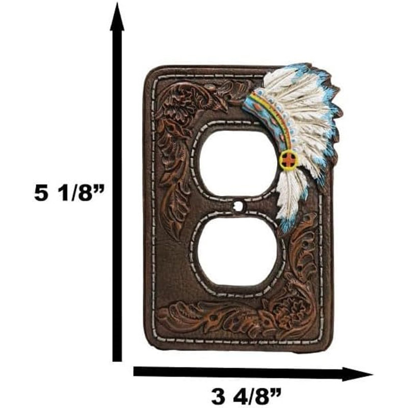 Nazmi No Subject 1 - Gang Duplex Outlet Standard Wall Plate