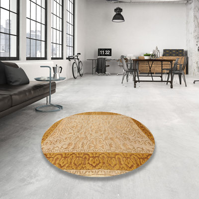 Tapis traditionnel beige / orange Dodington