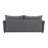 Irina 87.8" Sleeper Sofa, Gray Fabric-1725076541