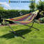 Hamac double robuste avec support en acier-1811864580