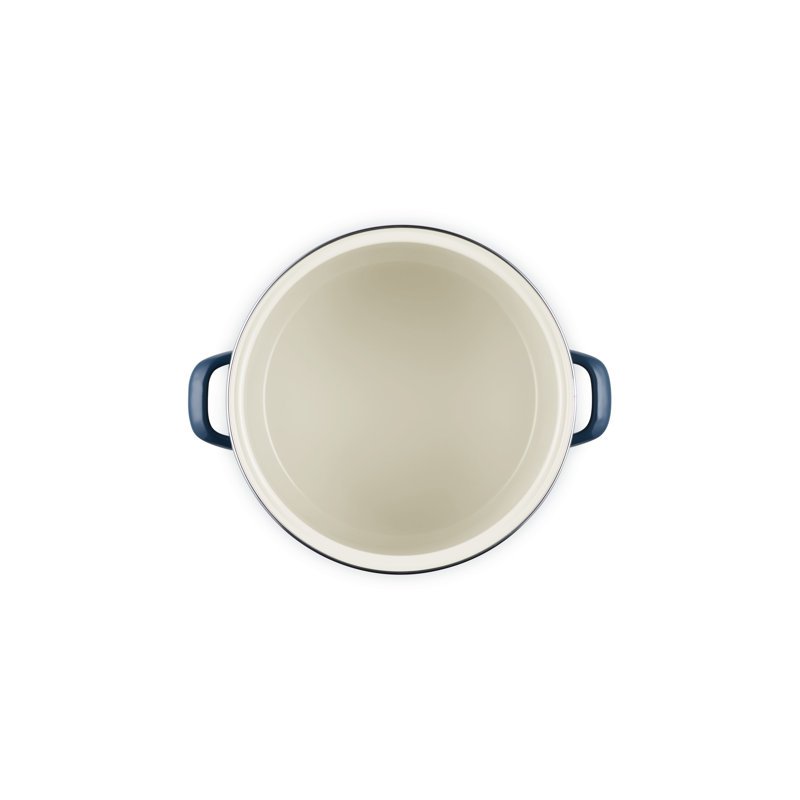 Le Creuset Enameled Cast Iron Signature Braiser 5Qt. - White, Crucible Ss Knob, 3.5 quarts