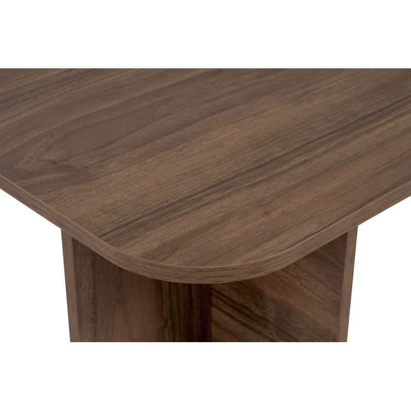 Table basse, Noir, H 13,8 po x L 35,4 po x l 35,4 po
