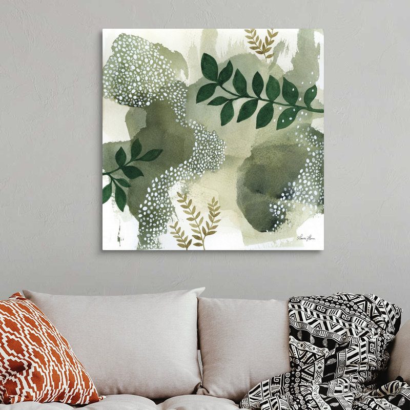 Art mural sur toile Woodland Walk IV, Toile tendue, H 36 po x l 36 po