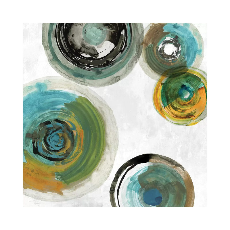 Spirals II by Tom Reeves - Gallery-Wrapped Canvas Giclée on Canvas, 30.48 cm H x 30.48 cm W, Canvas