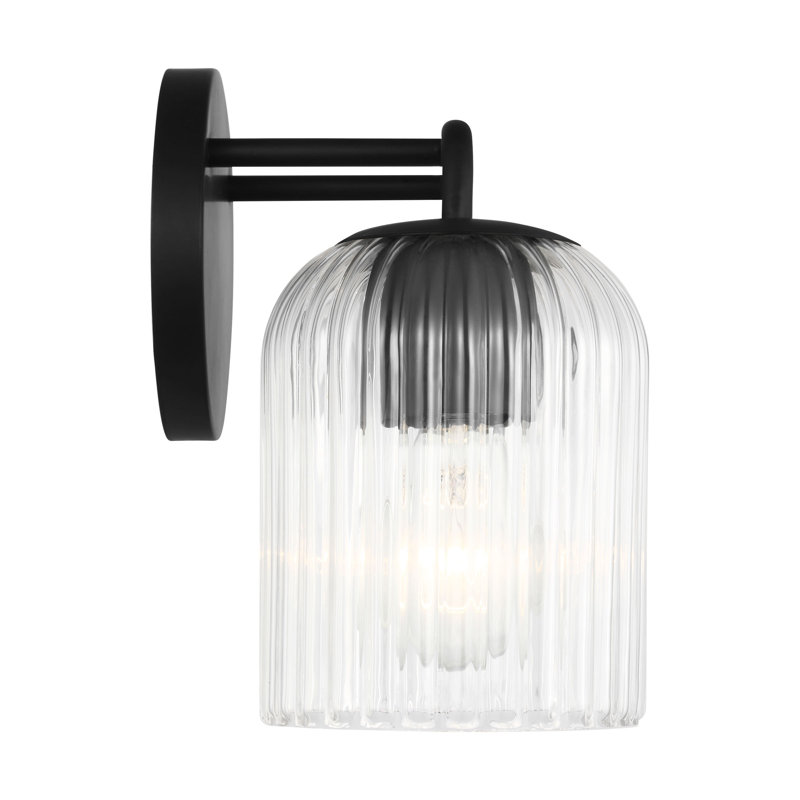 Petit meuble-lavabo Eisele de Génération Éclairage , Nuit noire, Deux lumières, H 8,75 po x l 14 po x P 6 po