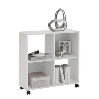 78 cm H x 72 cm W Solid Wood Cube Bookcase