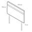 Upholstered Twill Headboard-50319808-50319804