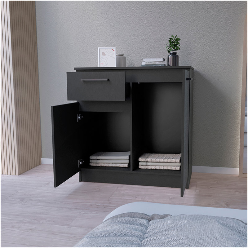 Commode Carlin, chambre à coucher, noir
