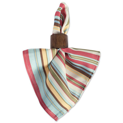 Serviette 20" à rayures extérieures Casa