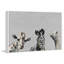 «The Head Turners In Grey», reproduction sur toile encadrée-2013336569