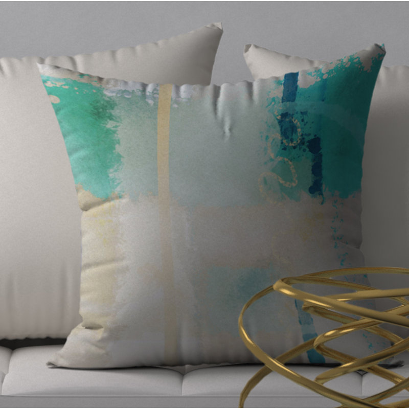 Housse de coussin décorative carrée « ACE », 24 po x 24 po