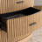 Dorchester 3 Drawer Reeded Nightstand-1525811290