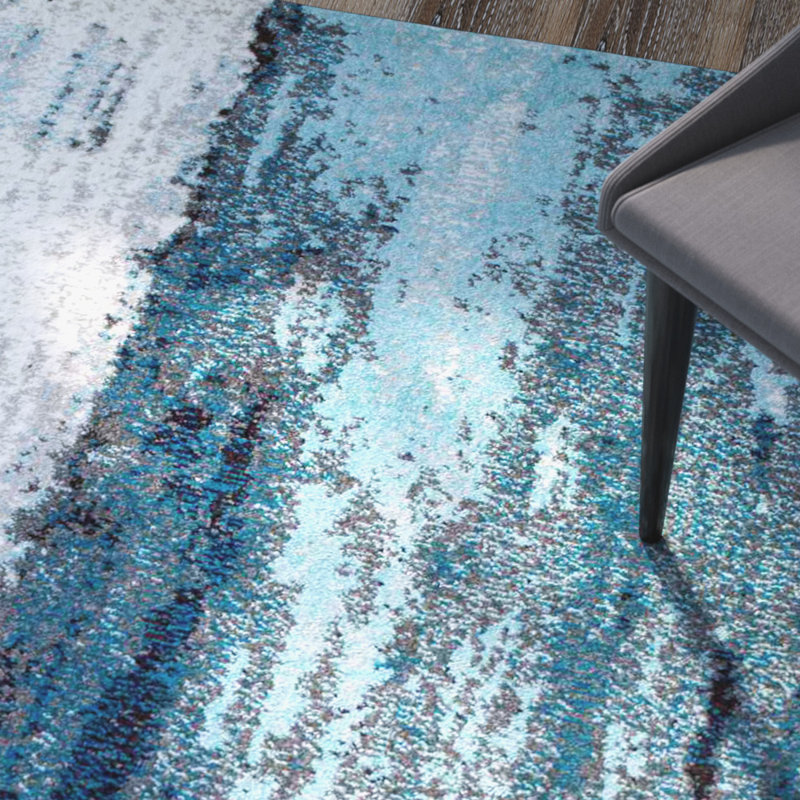 Elliott Abstract Area Rug, Rectangle 122 x 183cm