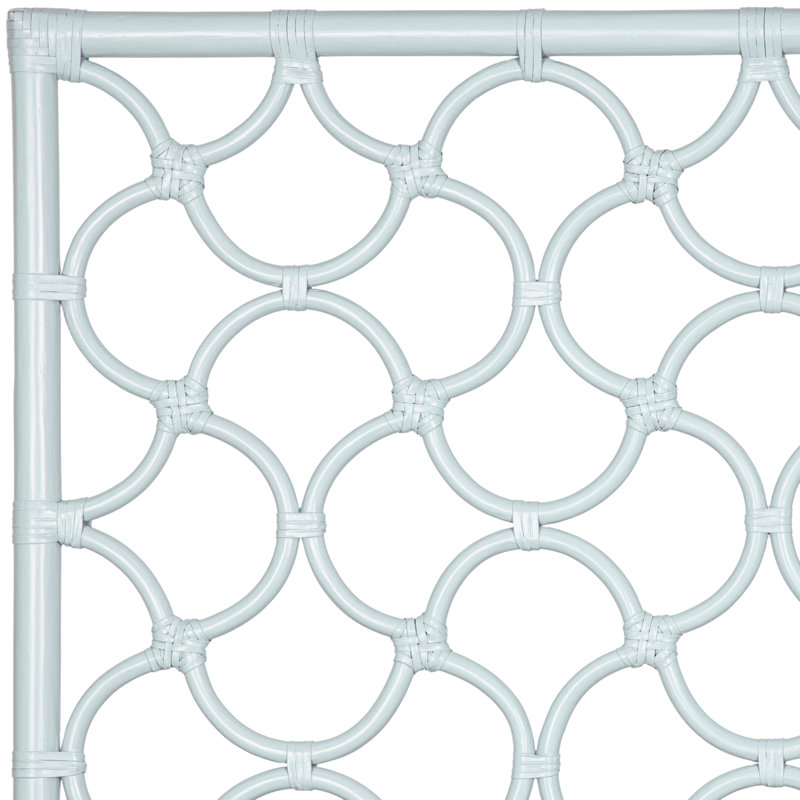 Mar Collection Headboard, Light Blue, Queen