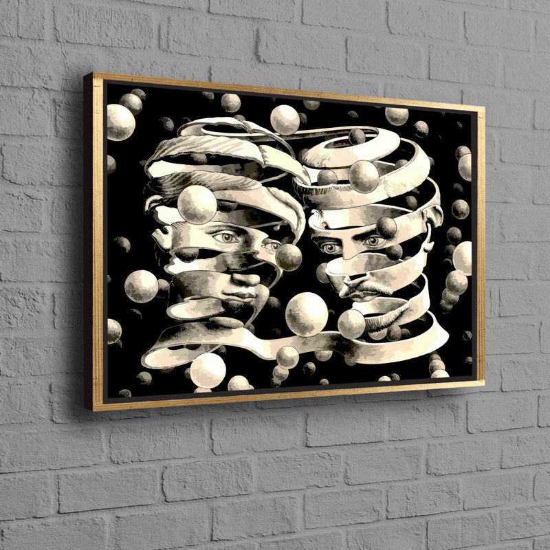 Print on Canvas, Gold Floater Framed, 20 cm H x 30 cm W