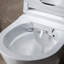 Intelligent Compact Elongated Dual-flush wall hung toilet with Bidet Wash Function, Auto Flush, Heated Seat & Dryer