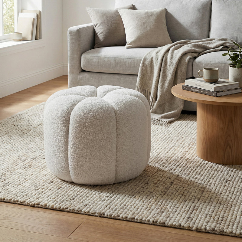 Teddy Fabric Storage Bench