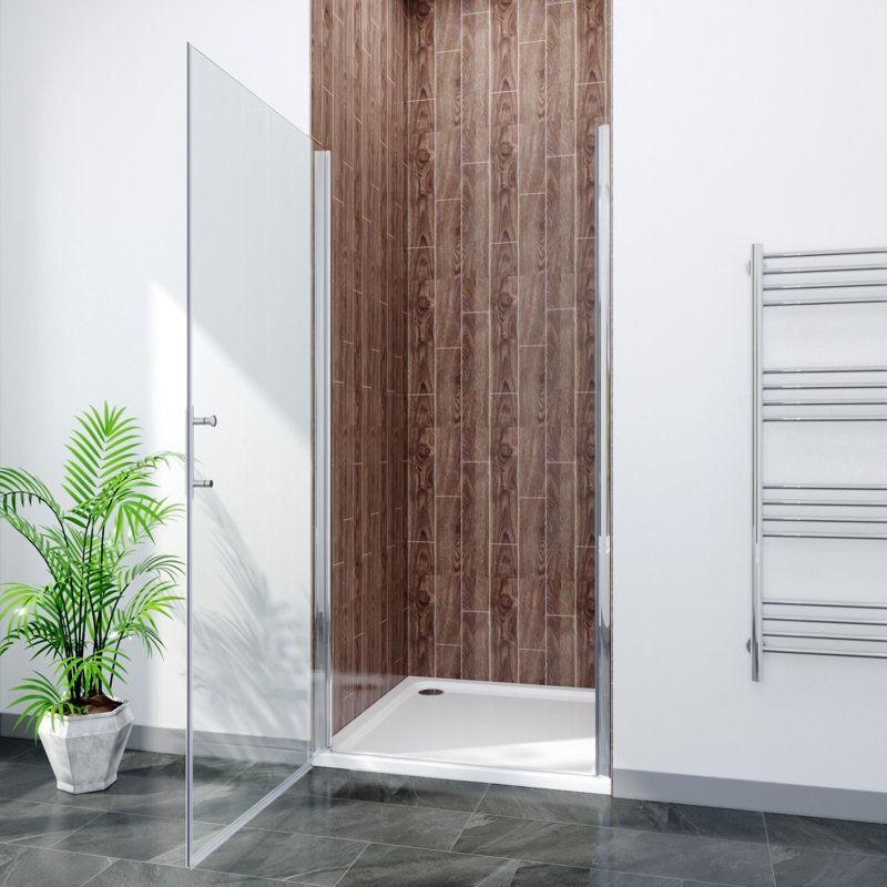 Ohio Rectangular Shower Enclosure with Tray, 1850mm H x 1700mm W x 700mm D