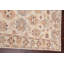 Tapis de couloir beige en laine noué à la main de conception unique 2 pi 8 po x 9 pi 8 po New Age