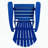 Folding Acacia Wood Adirondack Chair with Rustic Design-332007095