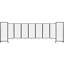 Cloison murale en polycarbonate 360-100001067-100001105