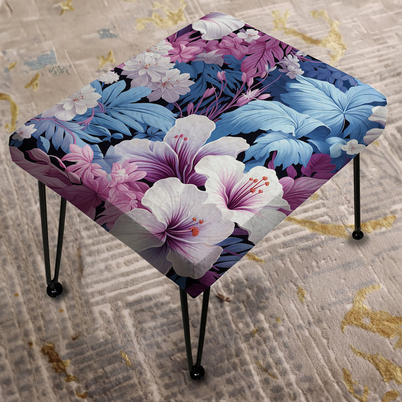 Tranquil Dreamscape Tropical - Repose-pieds rectangulaire Tropical