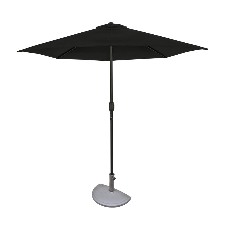 Parasol de marché 9 pi Avia, Noir