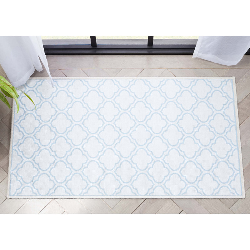 Tapis ivoire Kehr Lattice, Rectangle 2 pi 3 po x 3 pi 11 po
