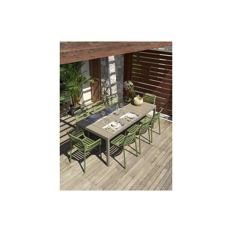Doga Outdoor Dining Armchair, Agave