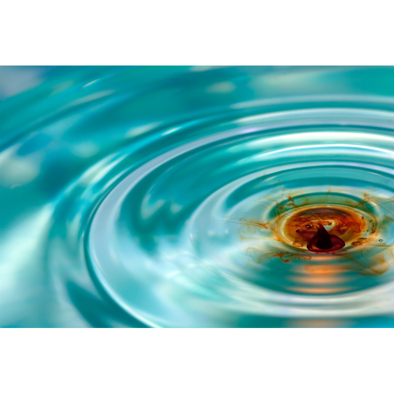 Iodine Drop by Jasenka - Wrapped Canvas Print, 20cm H x 30cm W x 3.8cm D