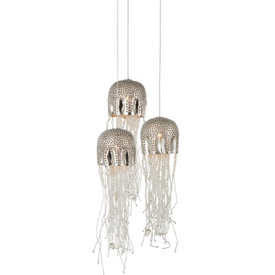 Luminaire suspendu 3 lumières Medusa