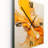 Undefined Continuation Liquid Waves Yellow III - Abstract Shapes Wall Clock-99639653