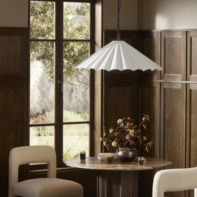 Fiorella Pendant-Cream Canvas