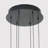 Kanise 3-Light Modern Chandelier Rectangular Black Cage Kitchen Island Pendant with Remote-205194047