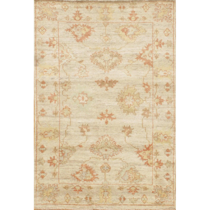 Tapis Oushak beige Isabelline - 4 pi x 6 pi