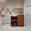 Bureau de réception rectangulaire en bois manufacturé Retro-931003993-931004004