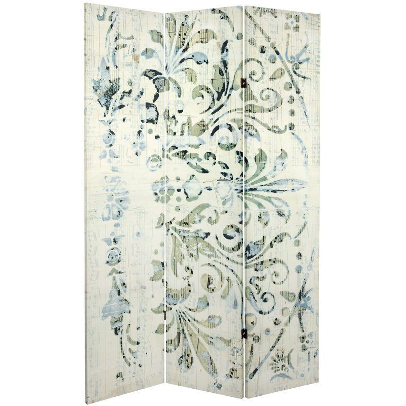 47.25'' 3 - Panel Folding Room Divider, Alabaster Muse