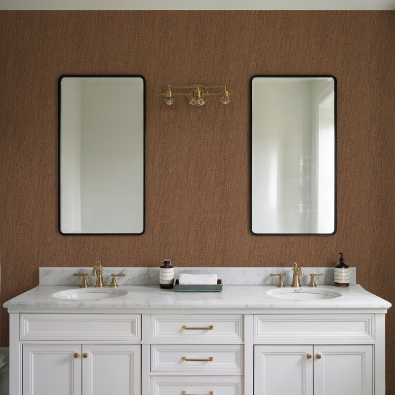 Willow Streamside Wallpaper, Brown