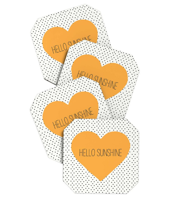 Sous-verre coeur allyson johnson hello soleil