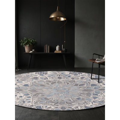 Tapis gris lavable à la machine