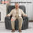 26.4" Seat Width Power Recliner Chair with USB & Type C Charge Ports, Fabric-2033049203