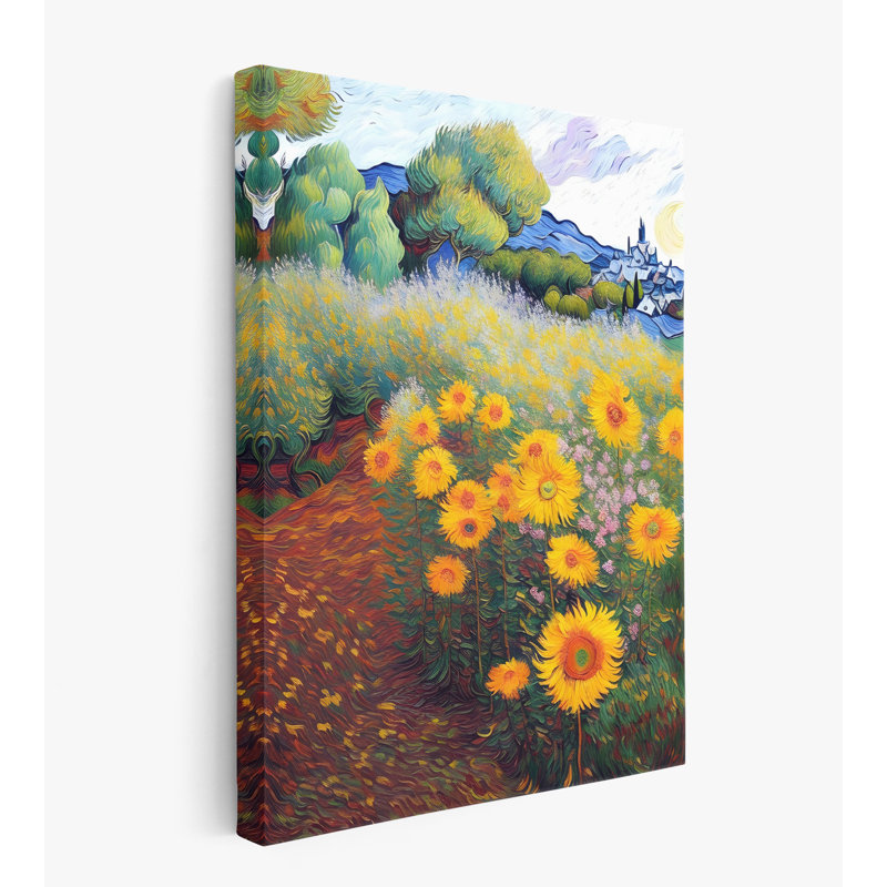 Sunflower Garden I, 40" H x 30" W
